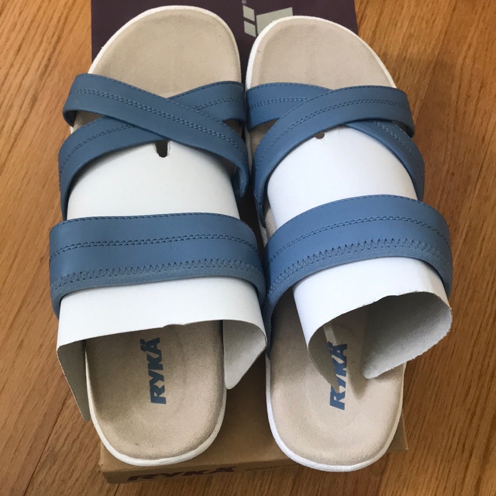 Blue Ryka sandals
